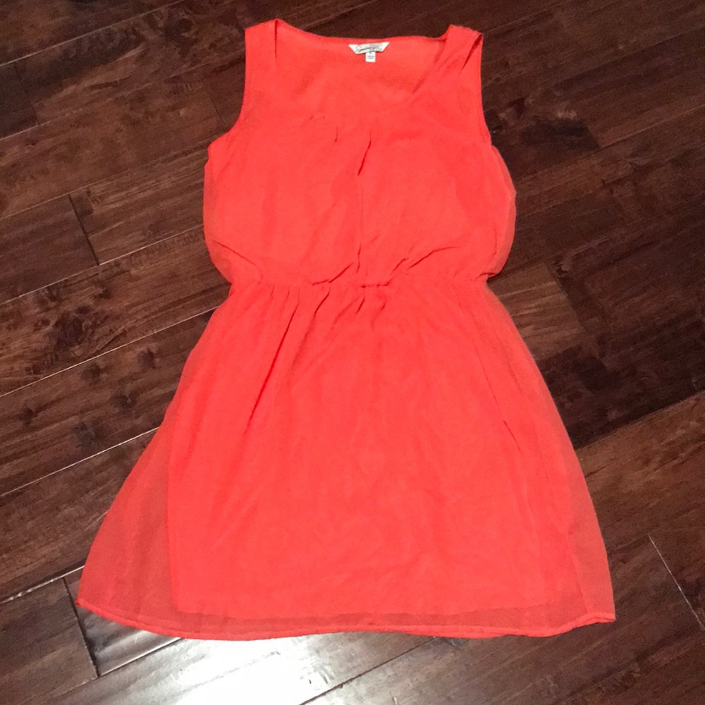Blood orange dress.